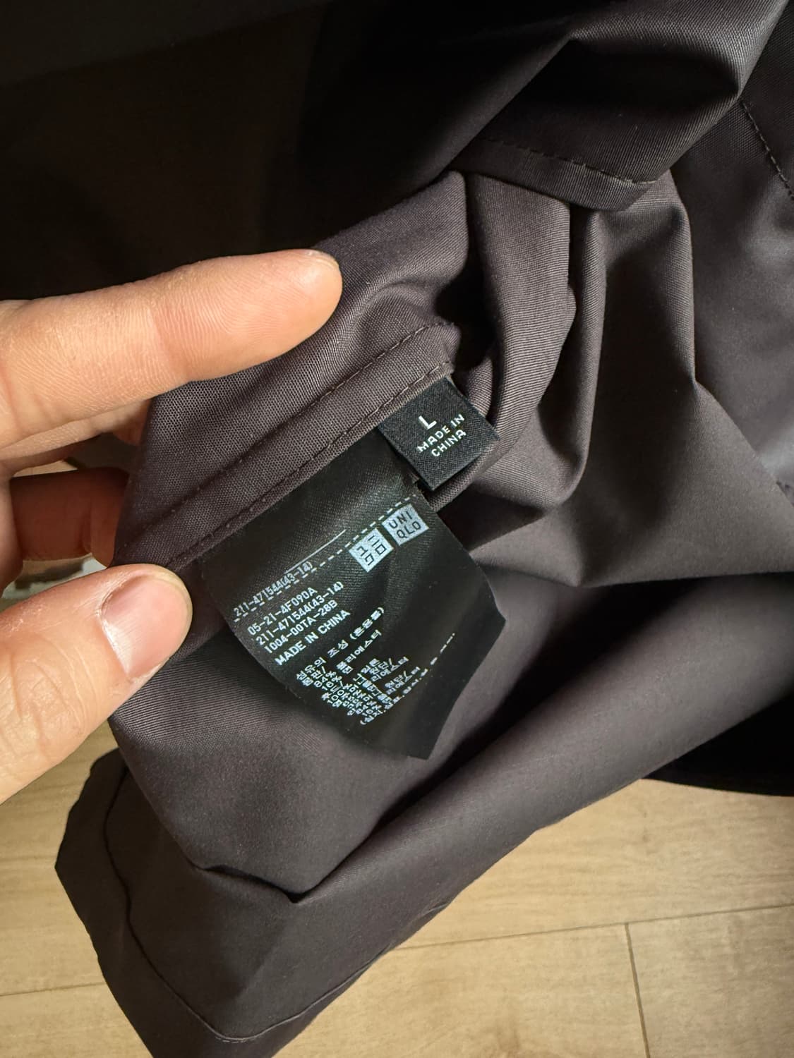 유니클로 U 코티드 롱 코트 L 상품이미지6