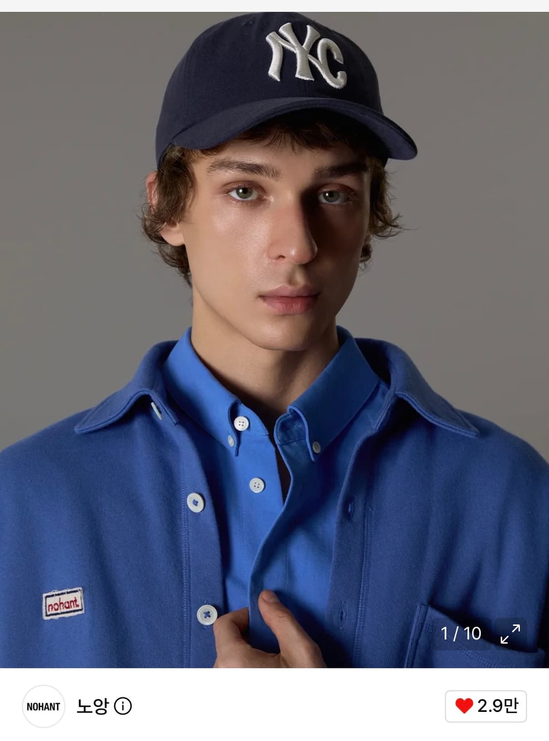 노앙 NYC WASHED BALL CAP 볼캡 상품이미지1