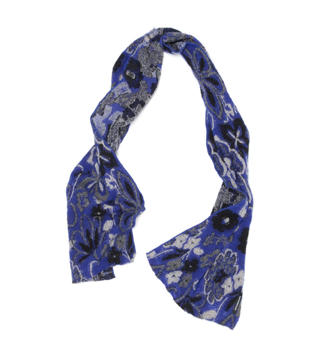  Floral Jacquard Muffler Blue 상품이미지2