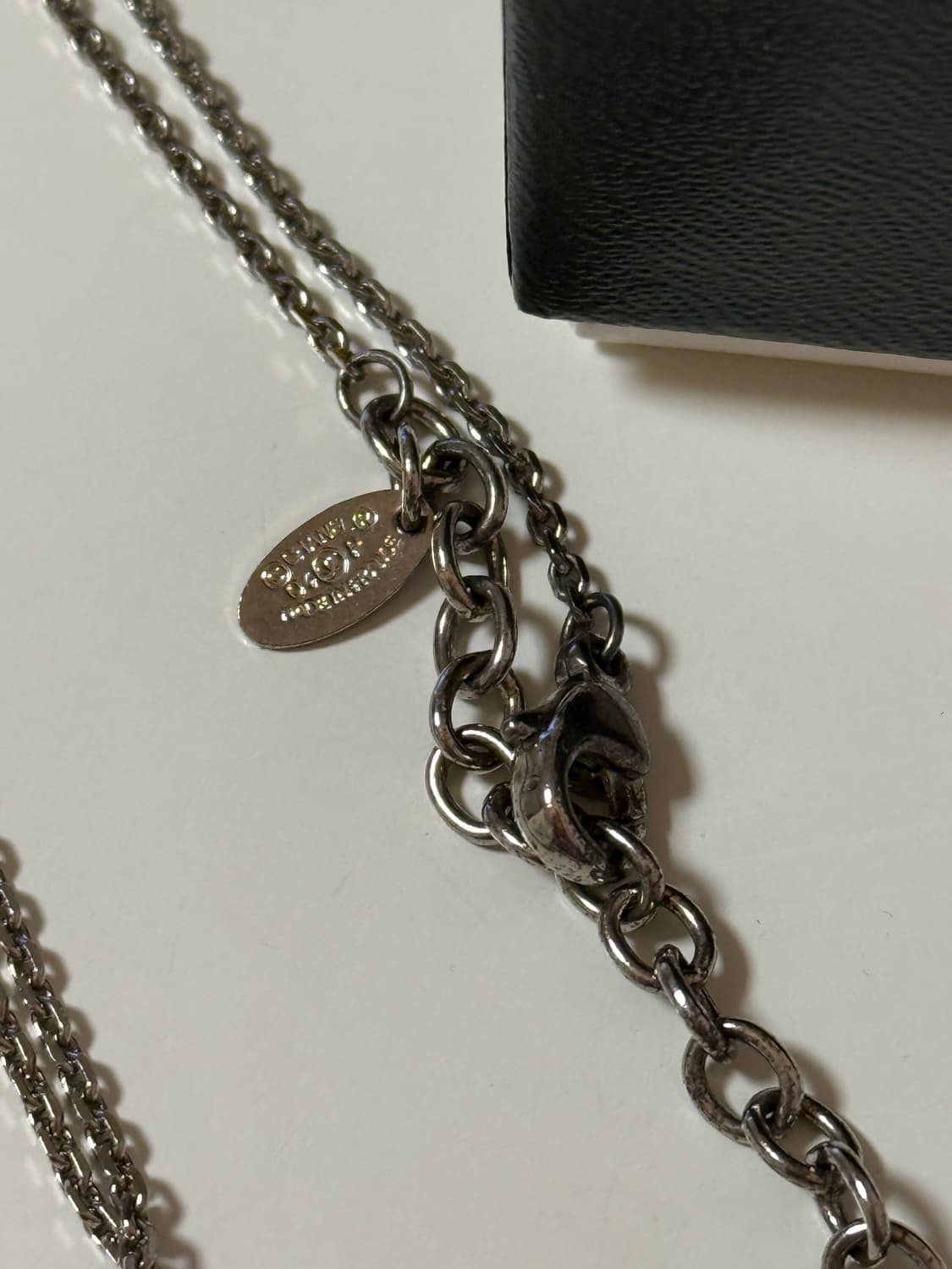 샤넬 플라워 cc로고 목걸이(연보라+핑크) 상품이미지4