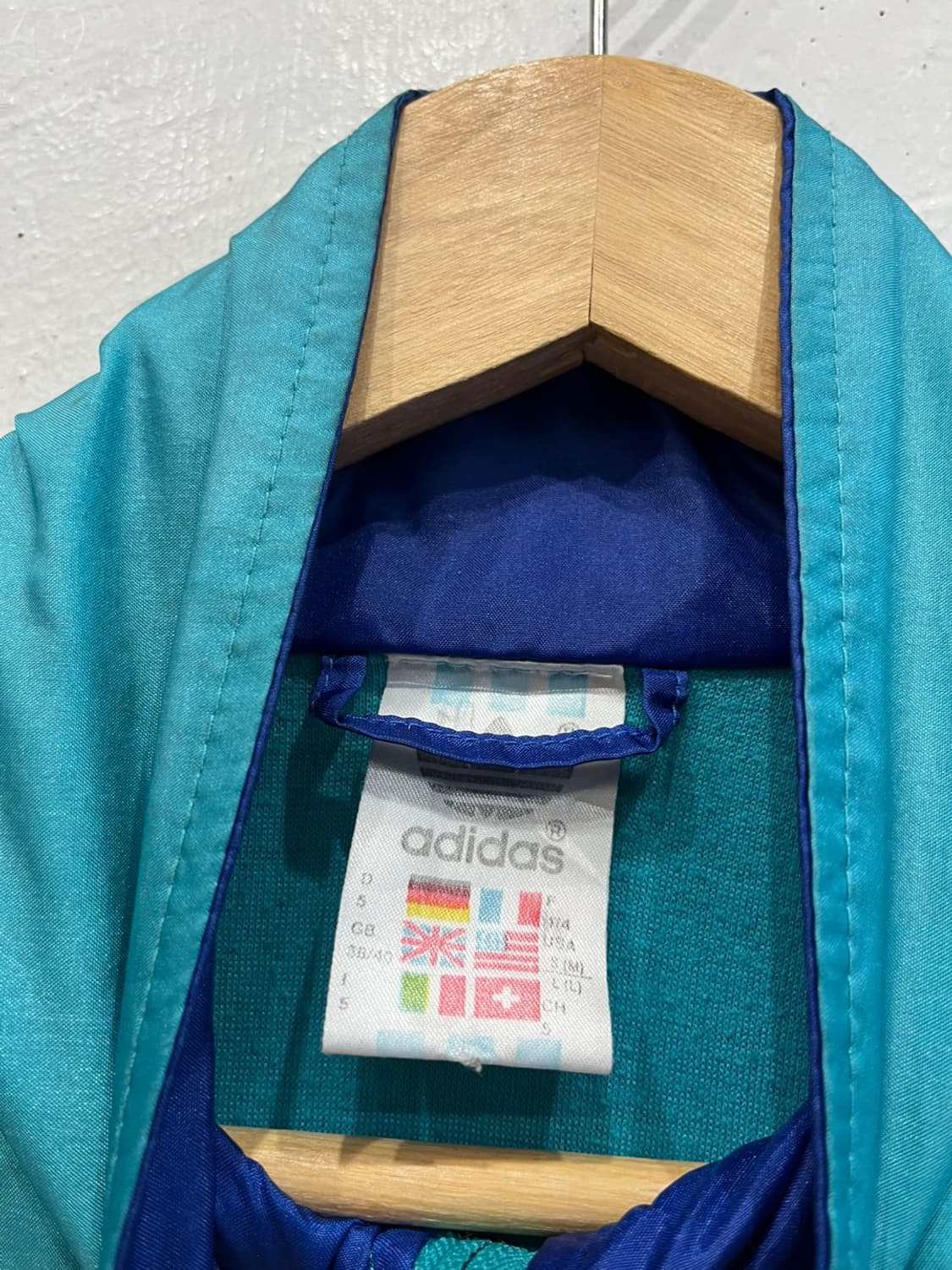 90s 아디다스 올드스쿨 바람막이 자켓 상품이미지6