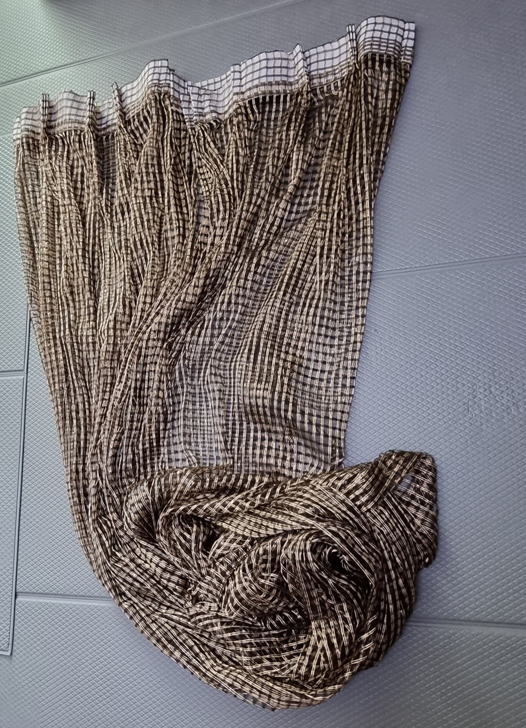 블랙골드펄 메쉬태슬 커튼(핀형) 상품이미지4