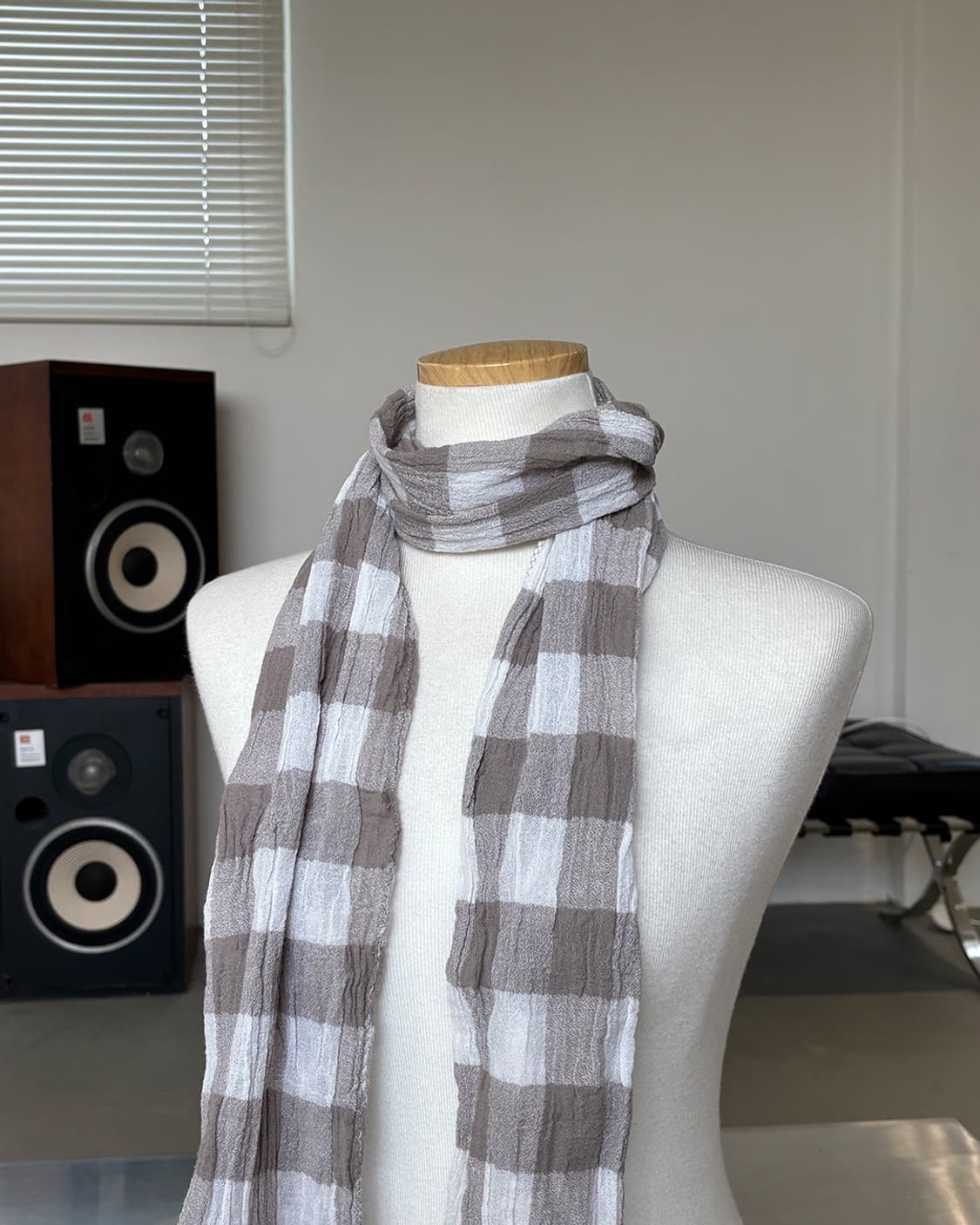 nerd check mori scarf 상품이미지3