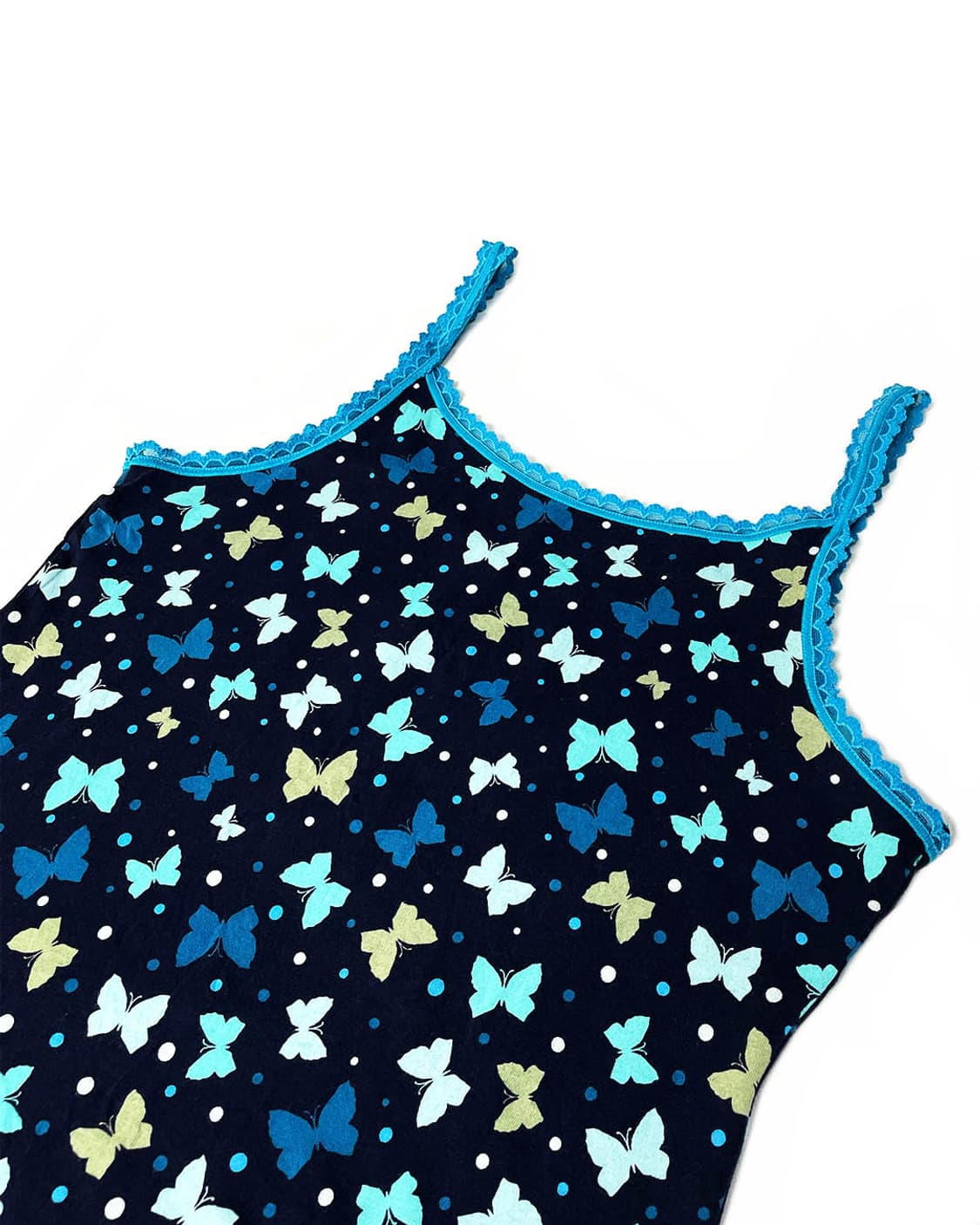 vintage 나비 프린트 슬리브리스 상품이미지3