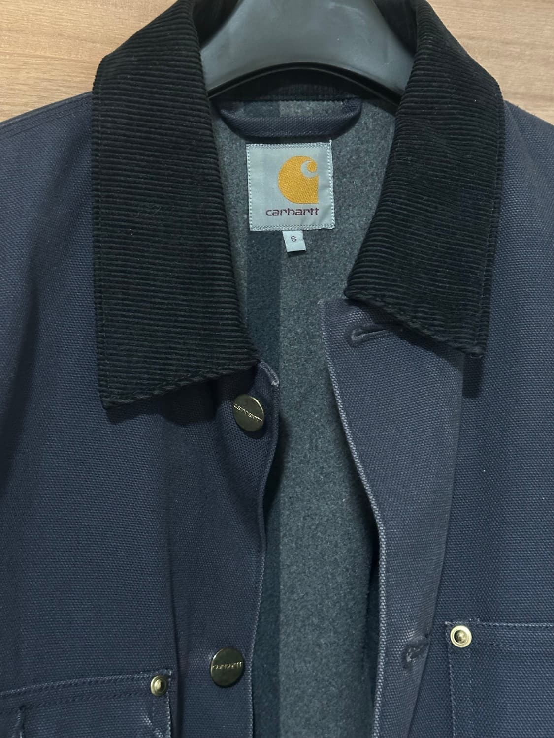 칼하트 WIP 블랙 OG 디트로이트 자켓 네이비 상품이미지3