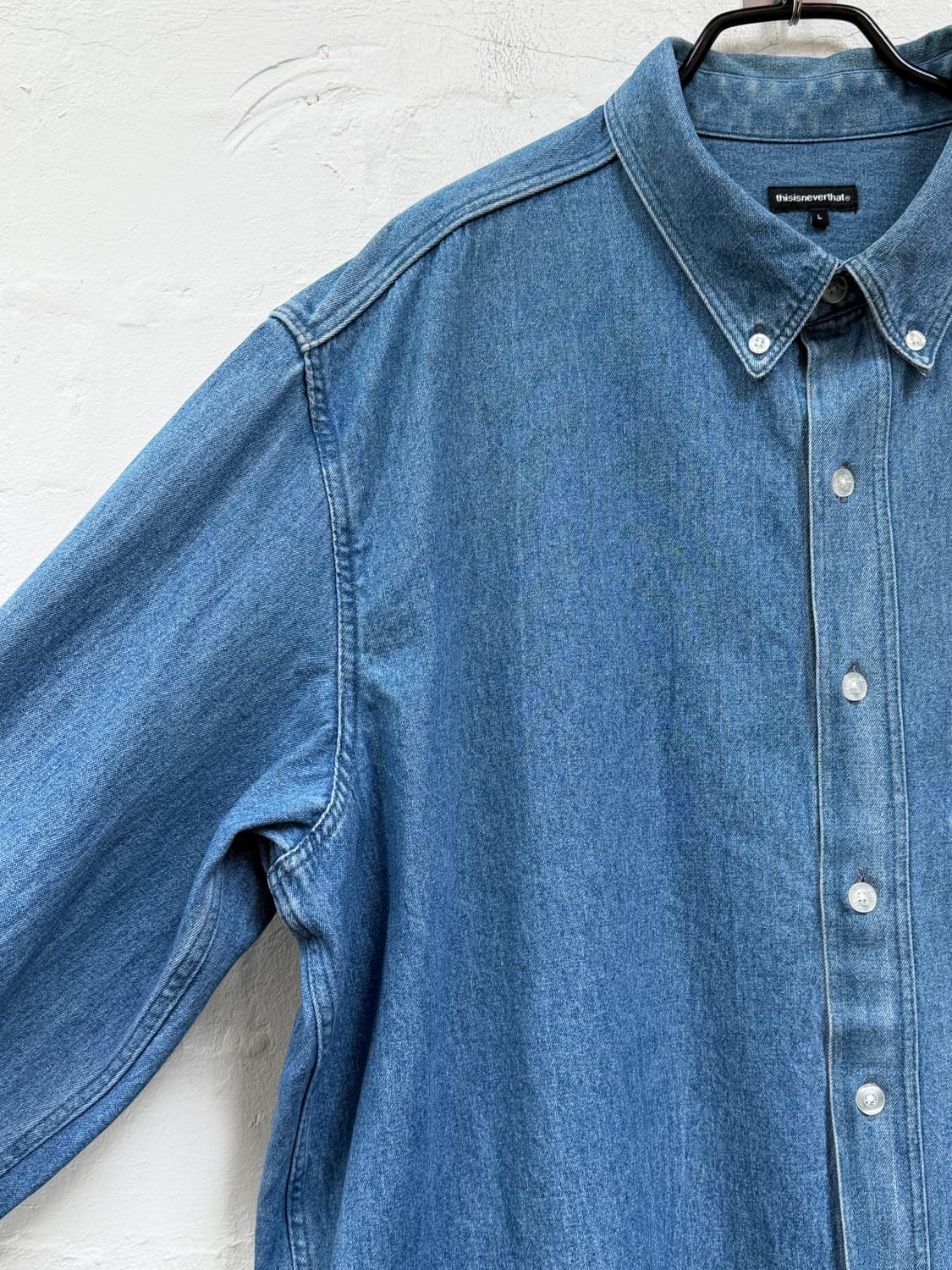 Thisisneverthat 디스이즈네버댓 데님 셔츠 L 상품이미지5