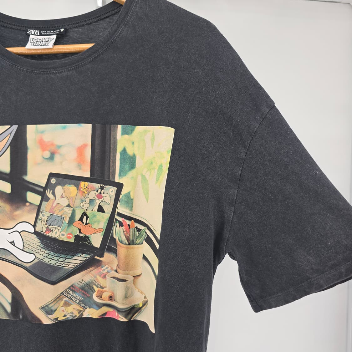 ZARA × LOONEY TUNES 오버핏 반팔 티셔츠 상품이미지5