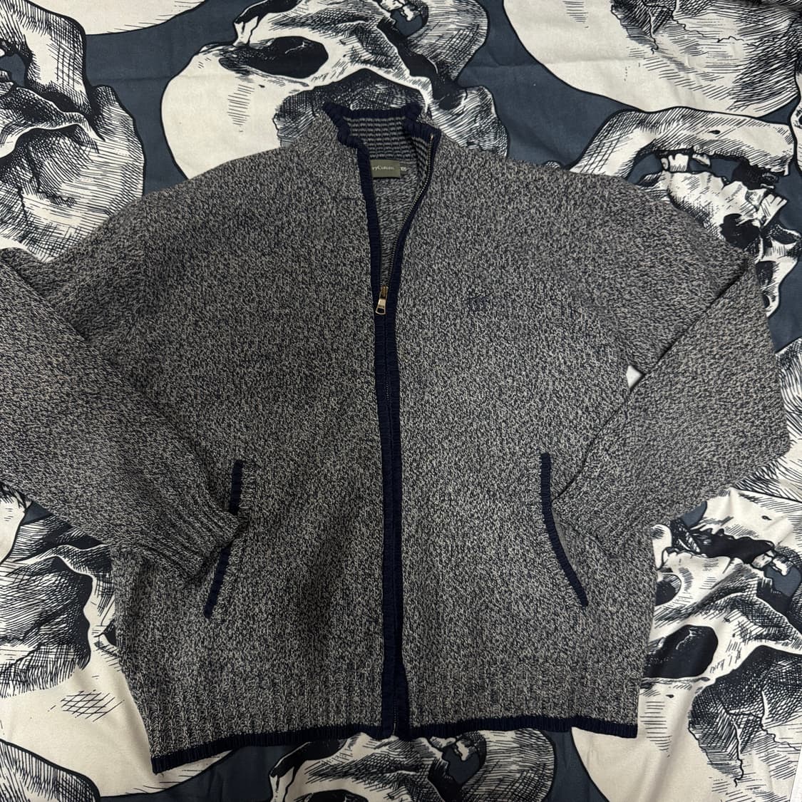 헨리코튼 울100 니트집업 105사이즈  상품이미지1