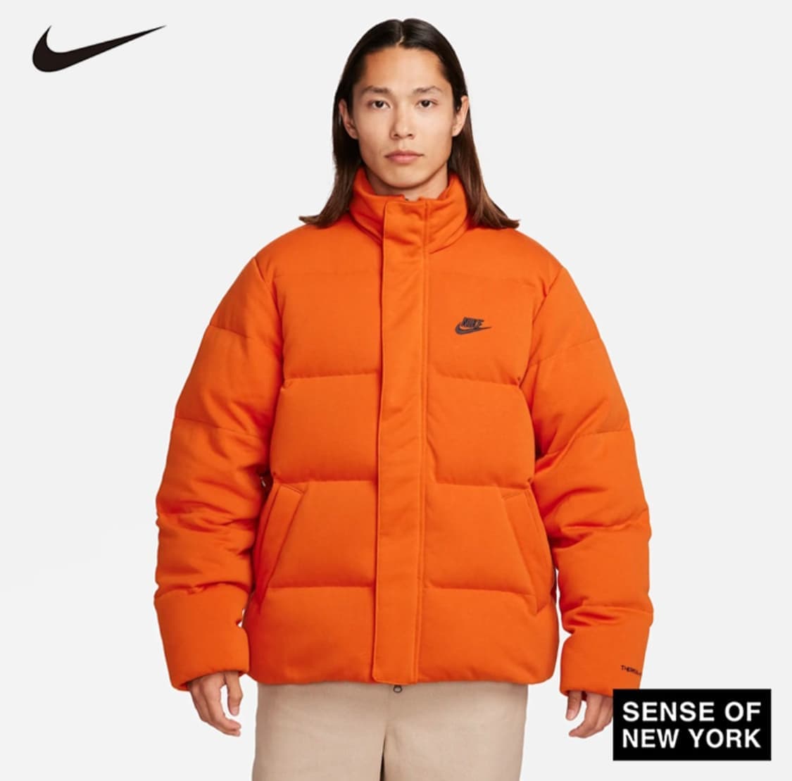 NIKE 나이키 써마핏 오버사이즈 푸퍼 오렌지 상품이미지1