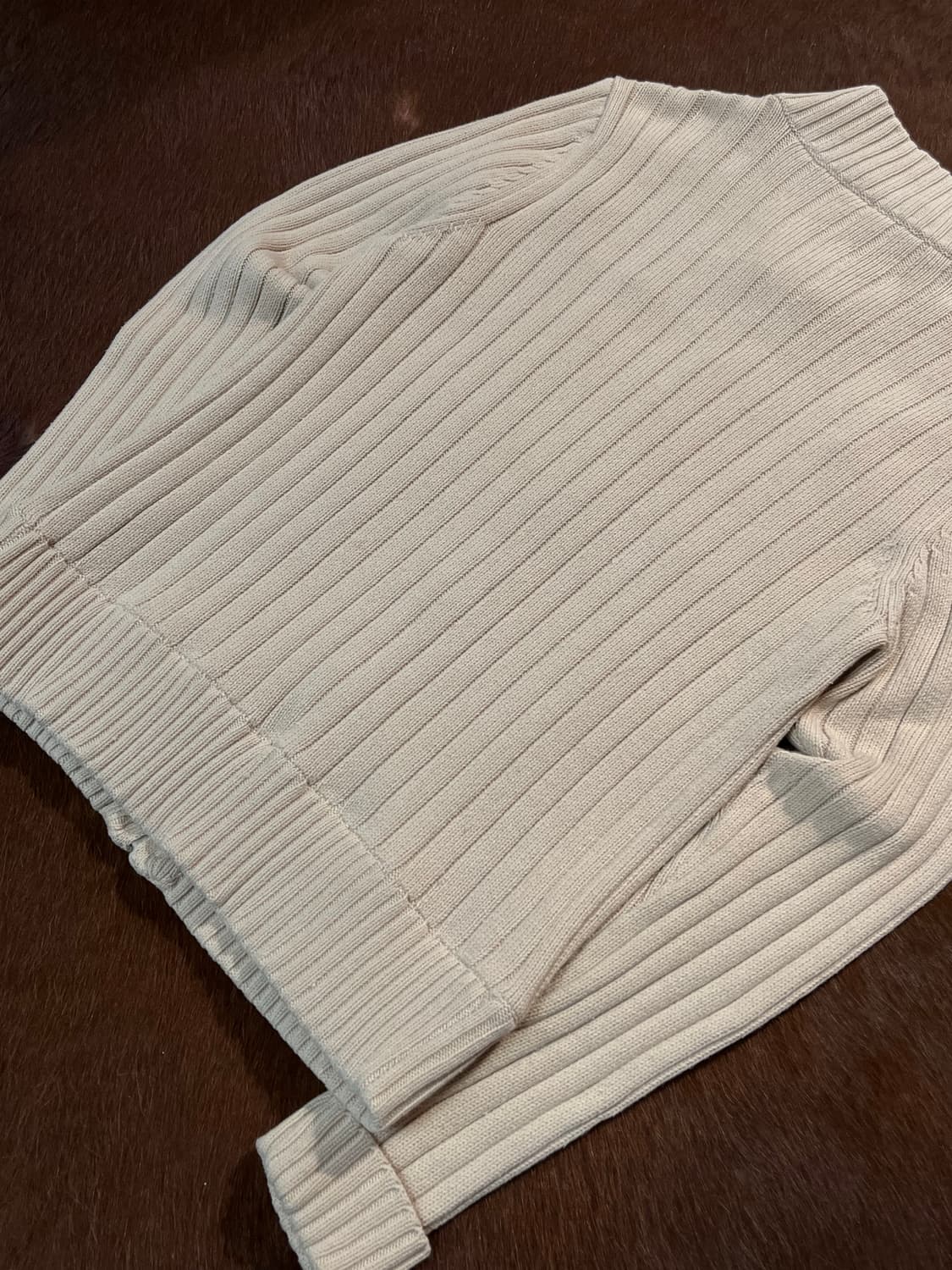 CARNOT 꽈배기 니트 집업 상품이미지8