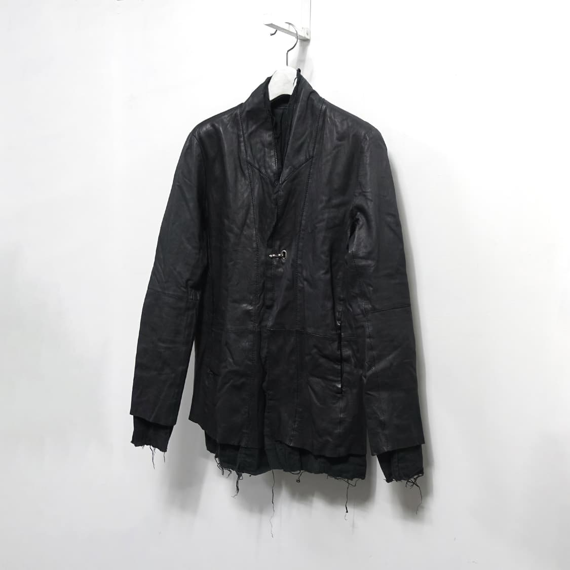 [44] SHELLAC 쉘락 아카이브 아티잔 레이어드 컷오프 램레더자켓 상품이미지4