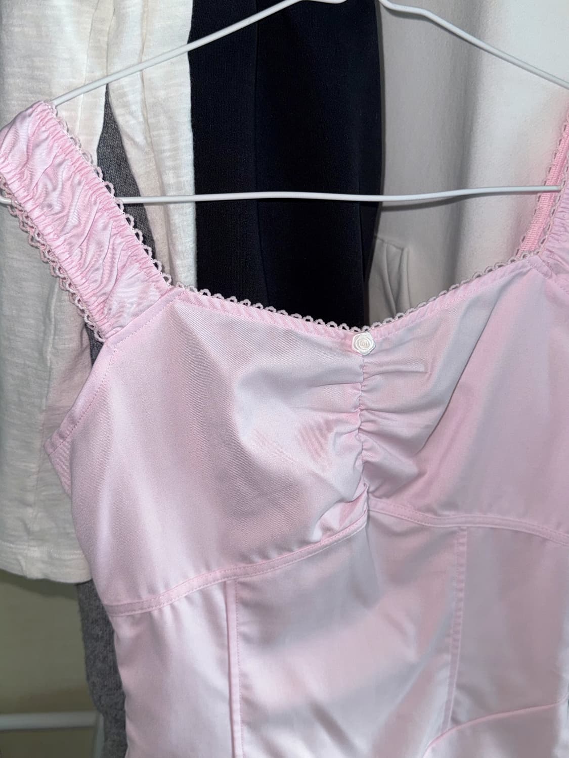 [미착용] palejade rose shirring dress pink 상품이미지2