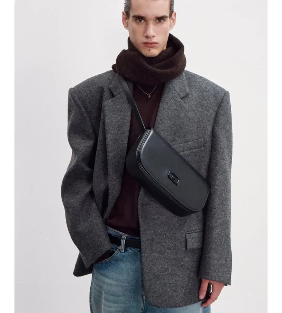 [M] 렉토 오버사이즈 버진 울 싱글 코트 블레이저 상품이미지1