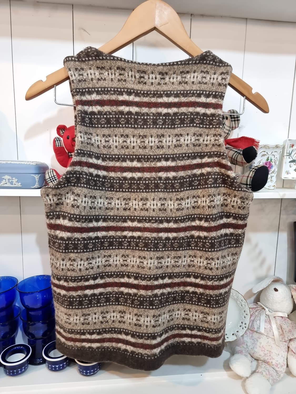 Studio Clip 패턴 니트 조끼 상품이미지4