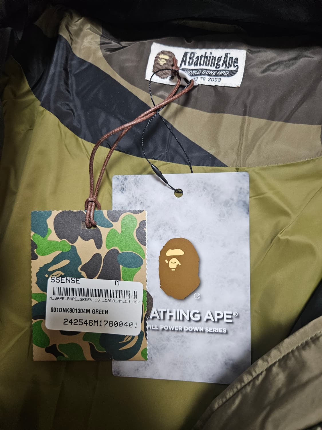 베이프 1st 카모 다운 패딩점퍼 상품이미지6