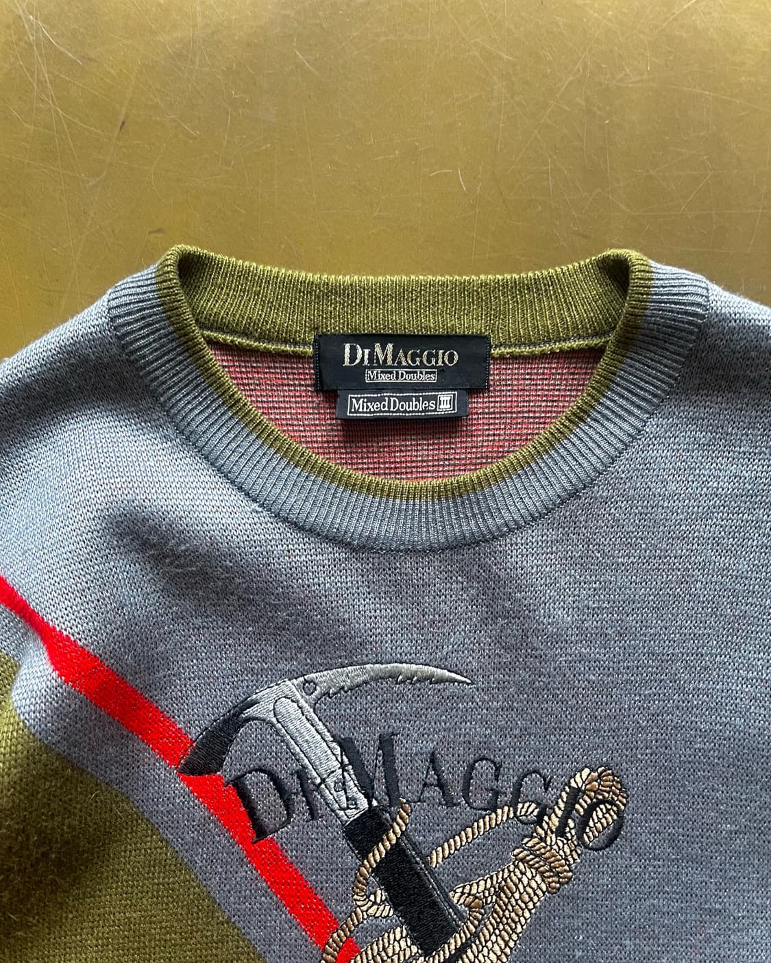 DI MAGGIO Mixed Doubles Emroidery Knit 상품이미지4