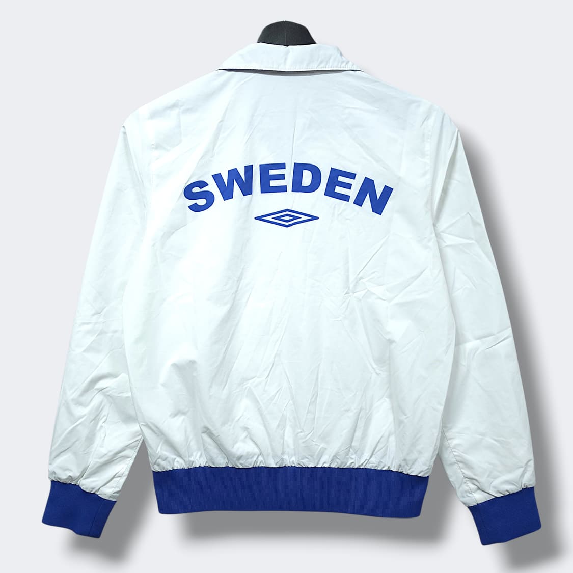 [90] 엄브로 화이트&블루 스웨덴 바람막이 자켓 상품이미지2