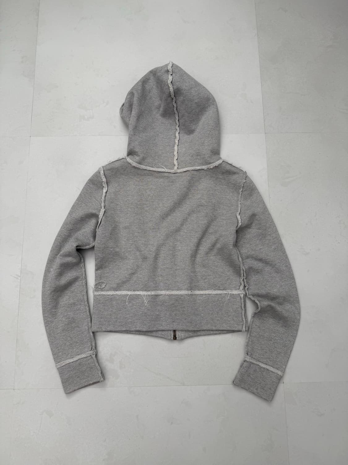 도트 음표 프린팅 슬림 후드집업  상품이미지7