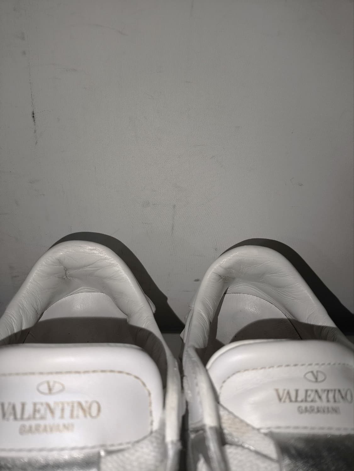 35 220mm 발렌티노 히든 오픈 메탈릭 스니커즈 상품이미지5