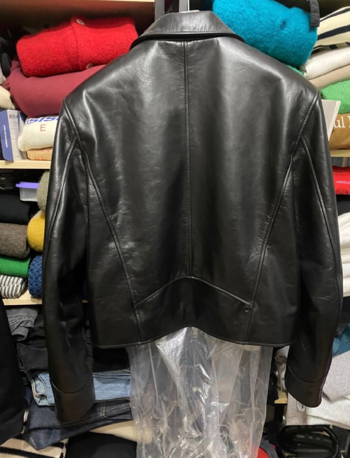 [M] 쿠어 카우하이드 싱글 래더자켓 상품이미지2