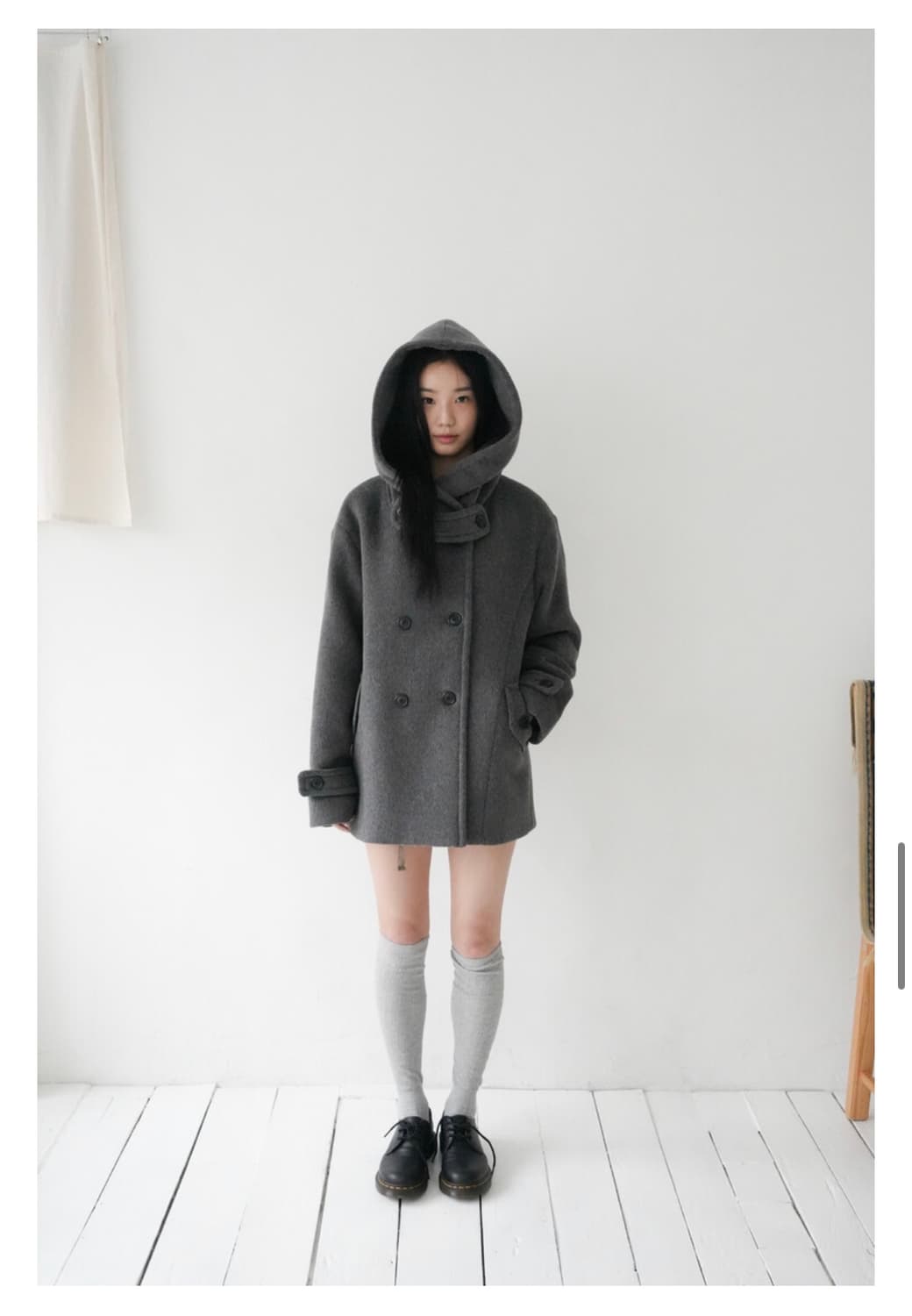 인앤양인하모니 미야 코트 차콜 miya coat charcoal 상품이미지2