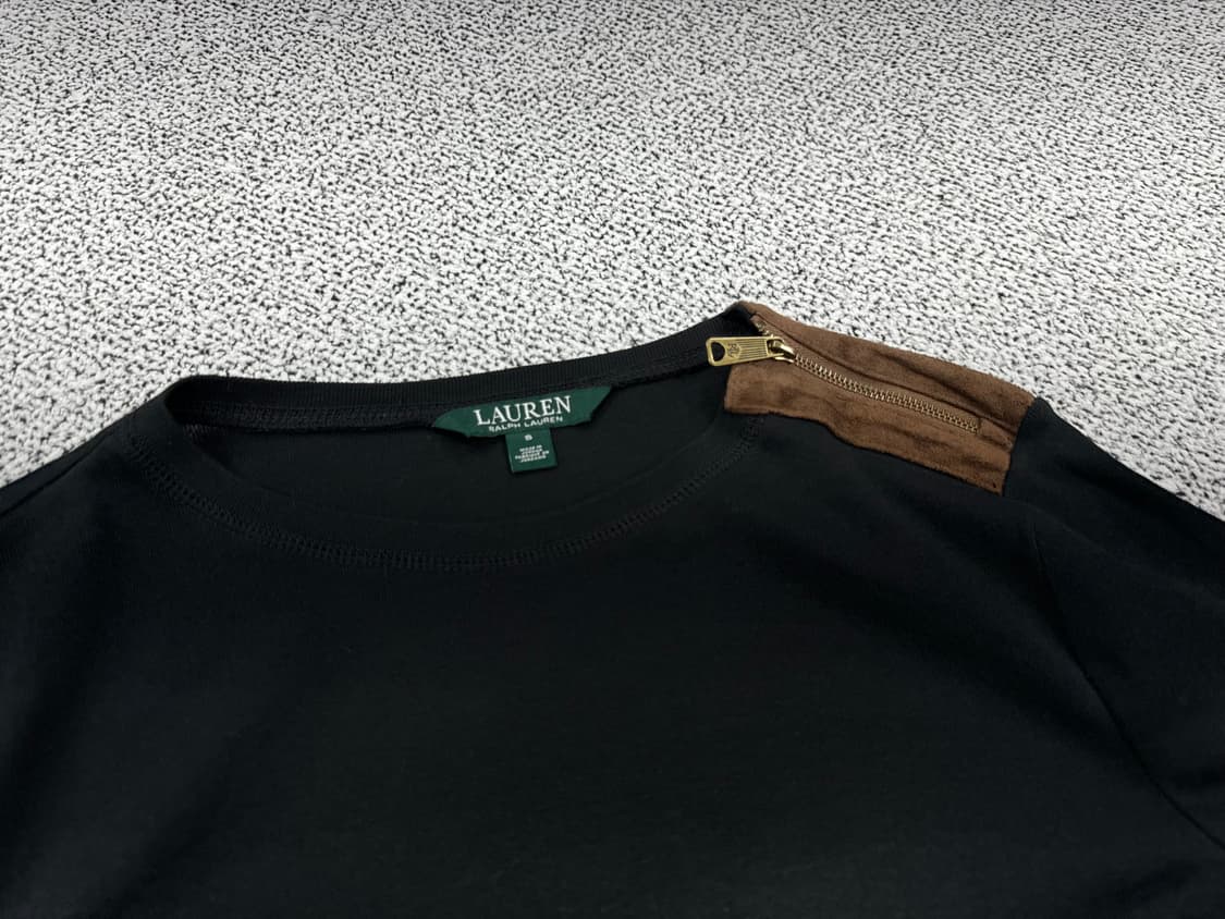 폴로 랄프로렌 디테일 레더패치 라운드티 상품이미지3