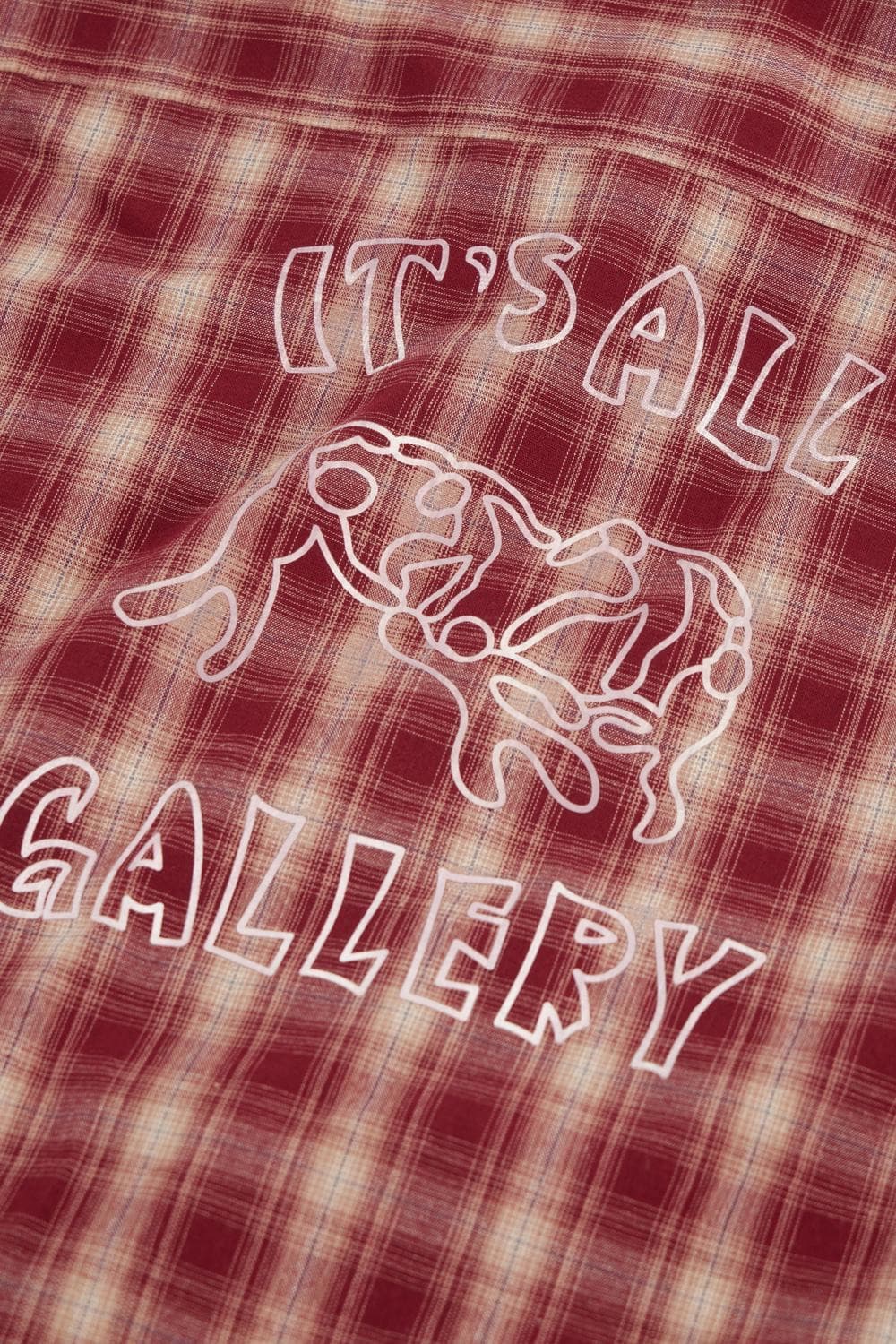 1011갤러리 graphic check Red M 상품이미지5