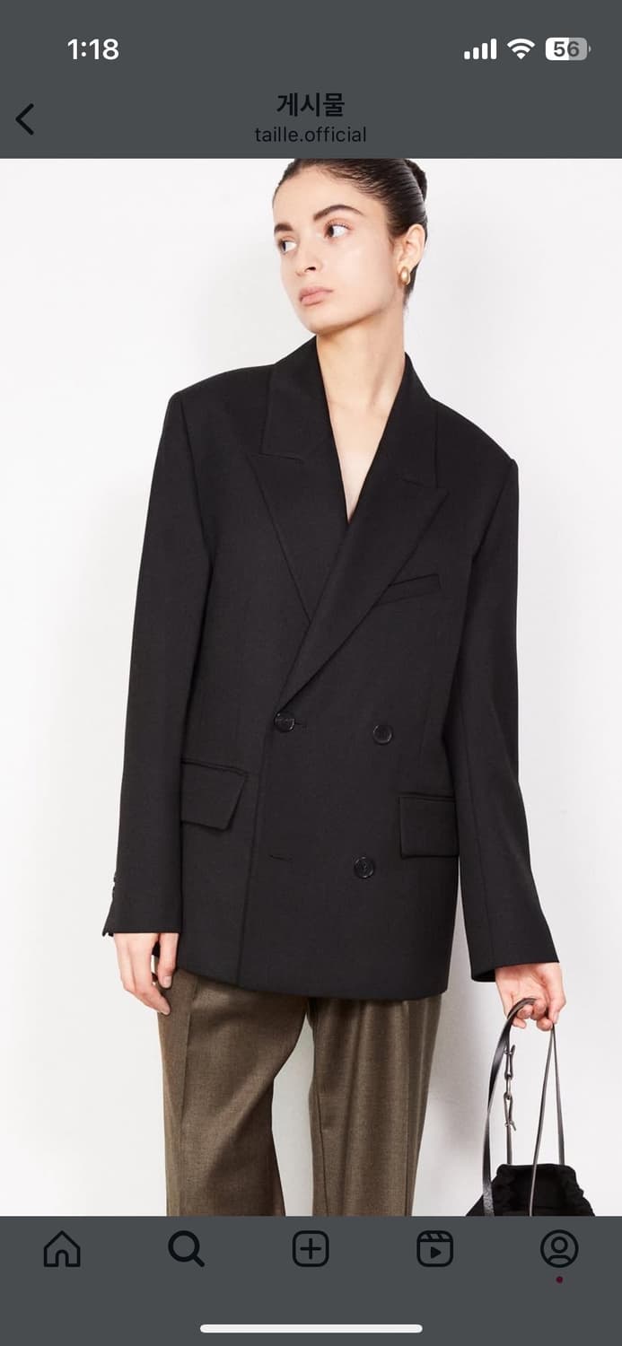 타일레 더블브레스트 자켓 상품이미지5