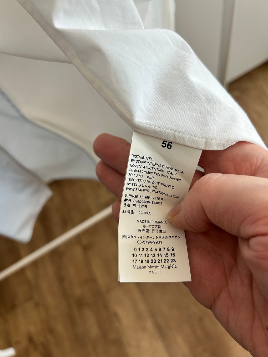 마르지엘라 투톤 투웨이 짚업 셔츠 상품이미지9