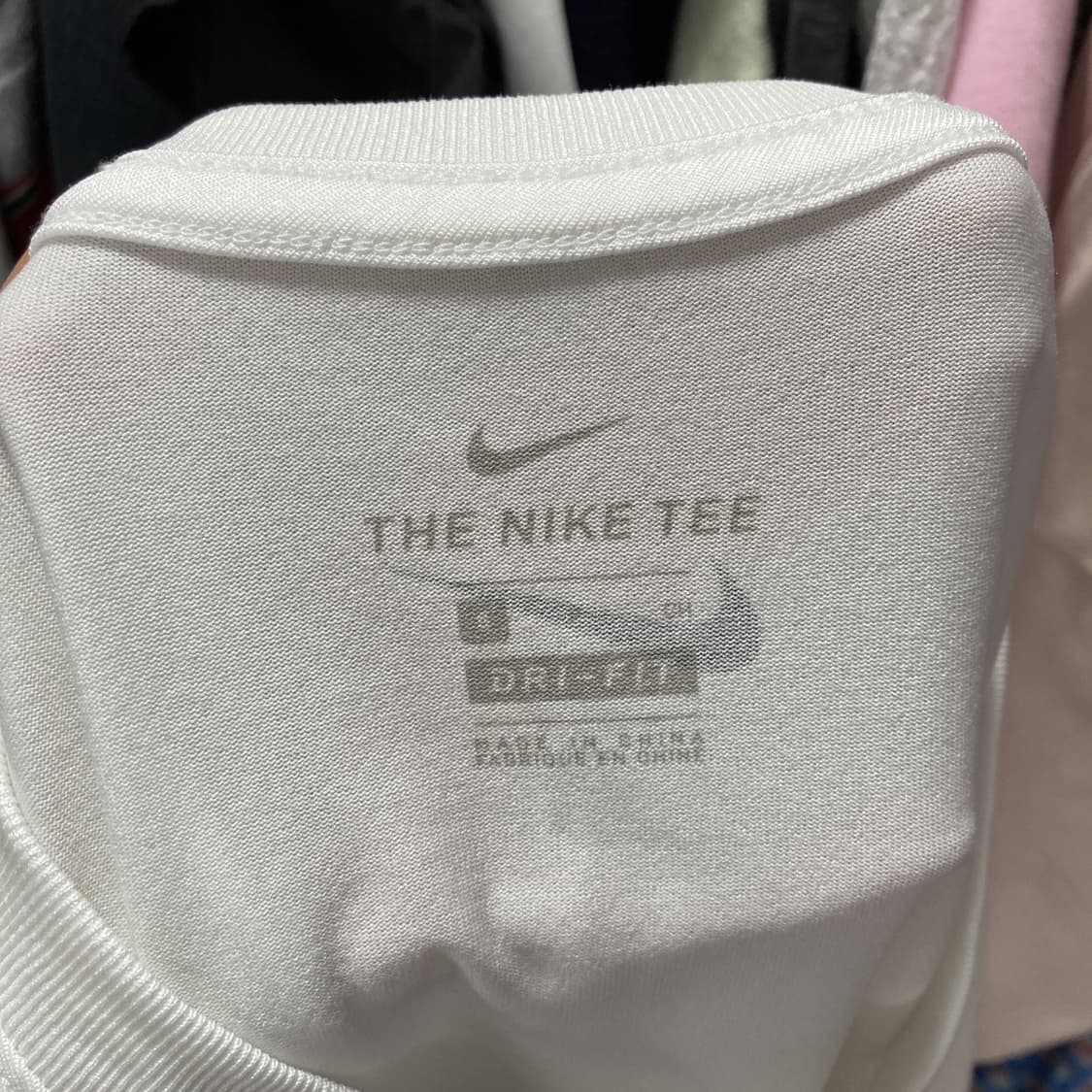 나이키 저스트두잇 여성스포츠반팔티 화이트 S 상품이미지4