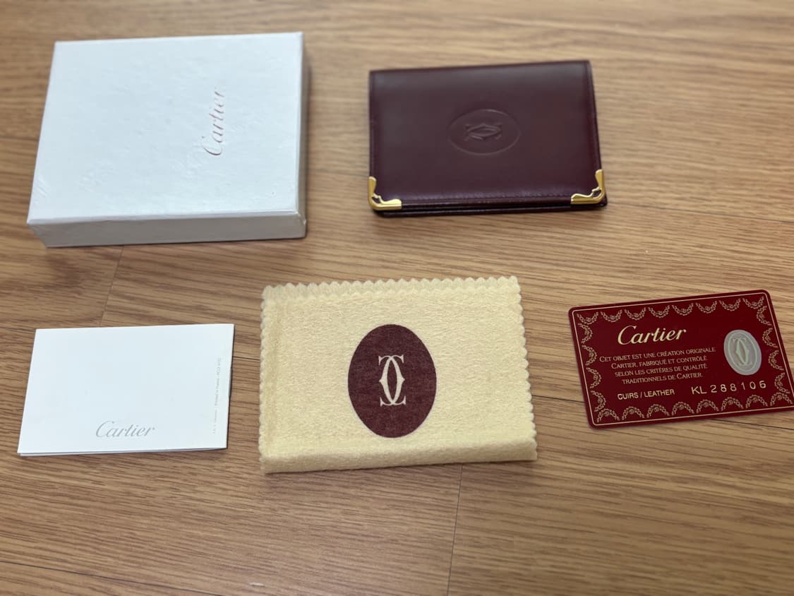정품) 까르띠에 카드지갑 상품이미지1