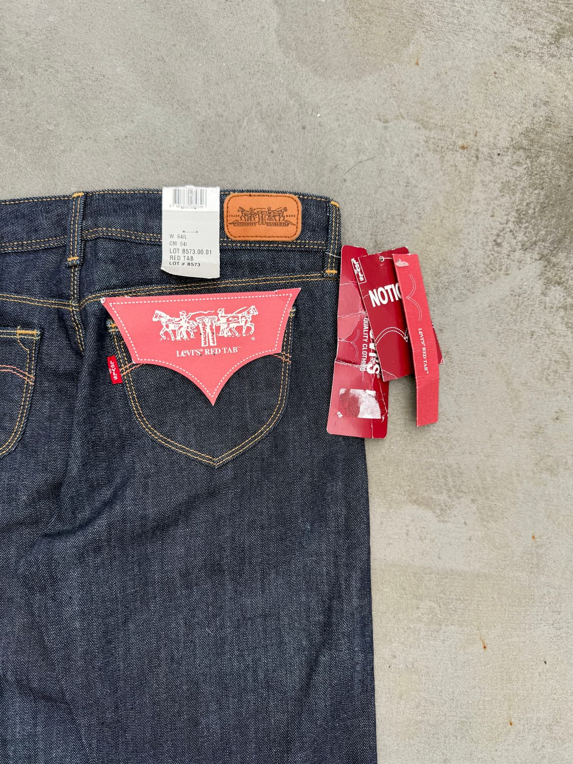 LEVIS 로우 데님 부츠컷 팬츠 상품이미지3
