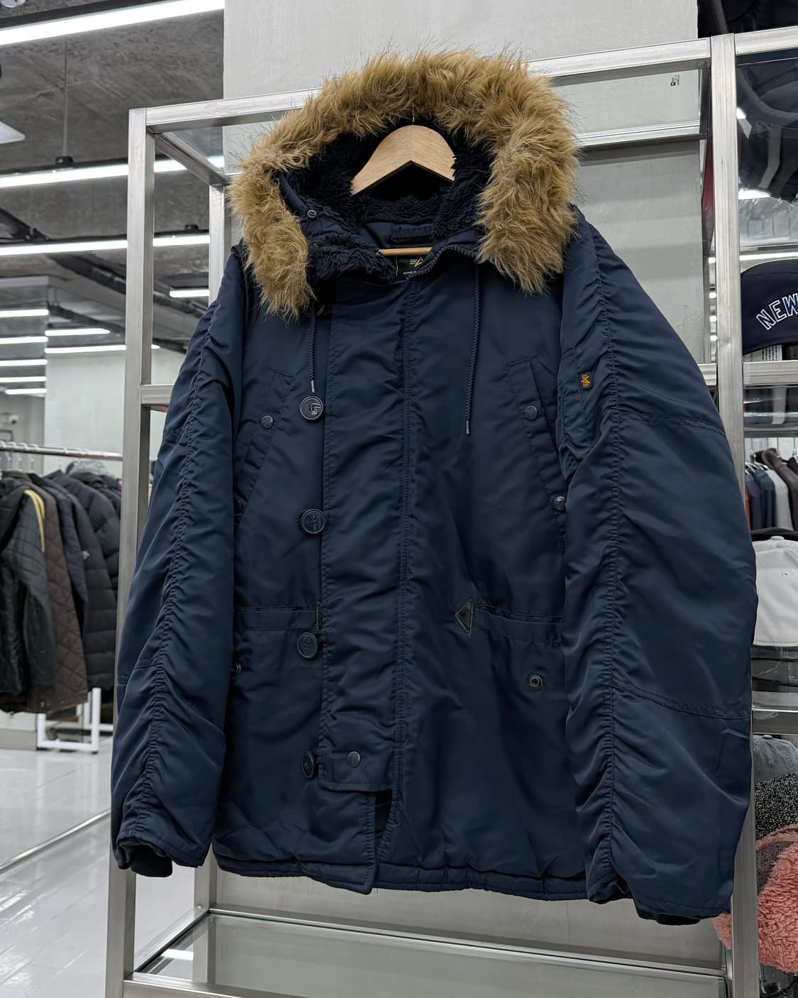 알파인더스트리 00s TYPE N-3B 파카 네이비 상품이미지2