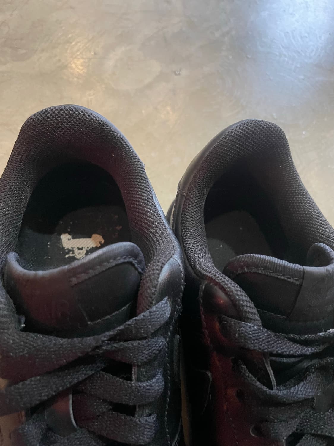 나이키 에어포스 1 블랙 245 상품이미지6