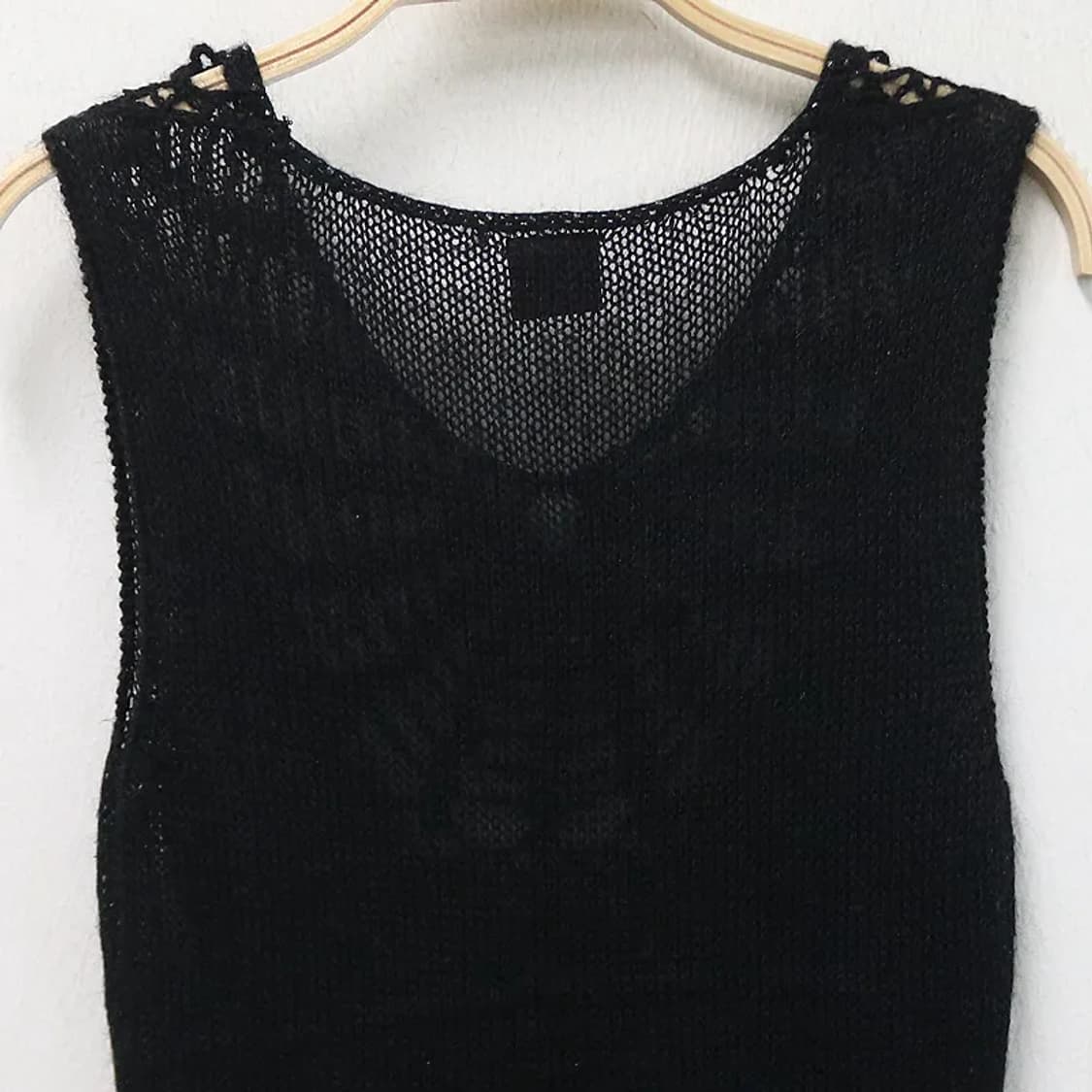 PREVIEW y2k 그물 니트 슬리브리스 63160 상품이미지7