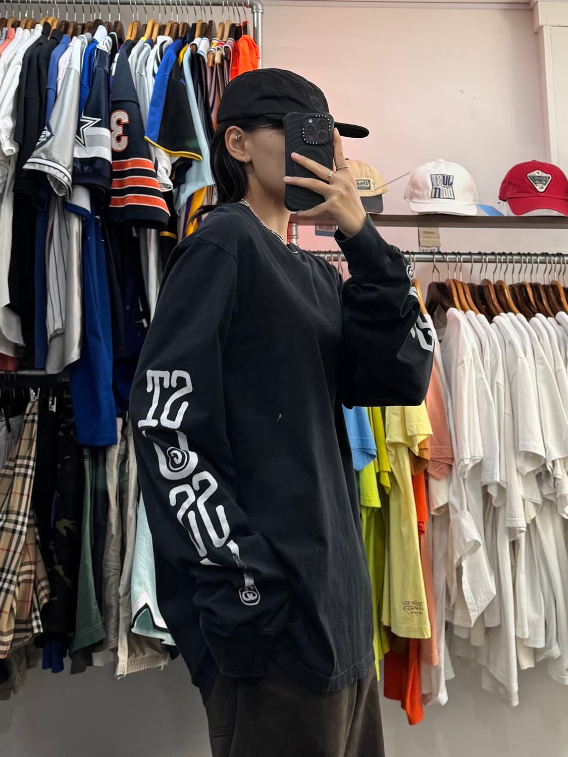 스투시 암 스펠아웃 롱슬리브 상품이미지5