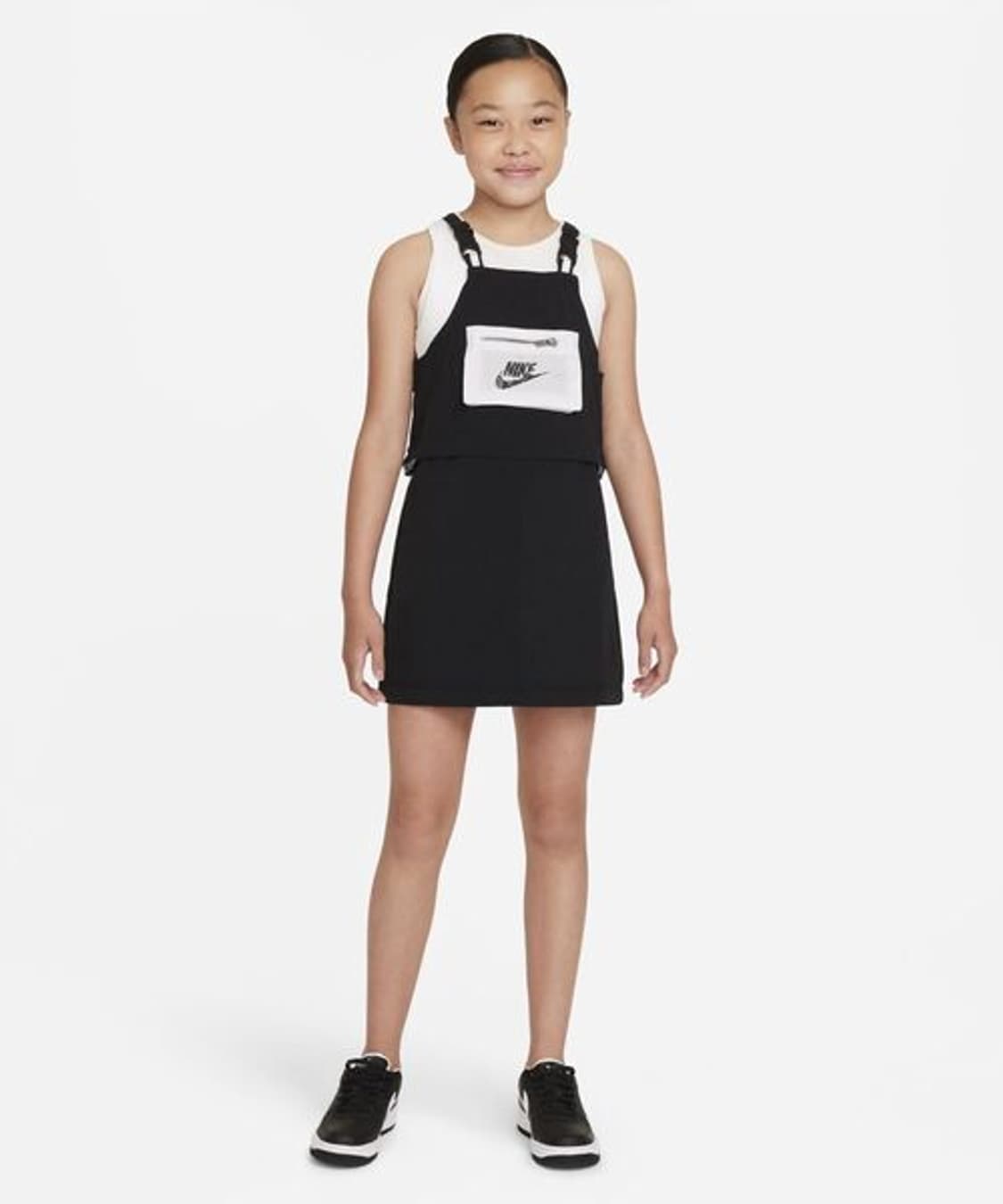 [[키즈 M(10-12), 새상품급] 나이키(NIKE) 멜빵 치마k58 상품이미지1