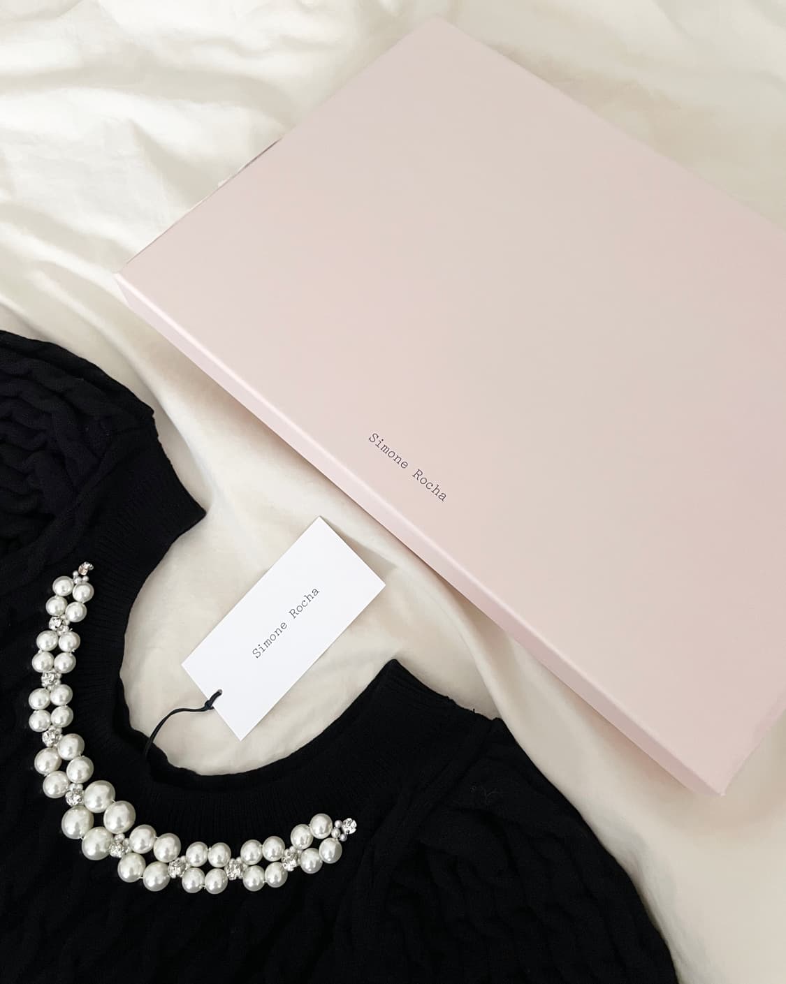 시몬 로샤 펄 케이블 스웨터 상품이미지5