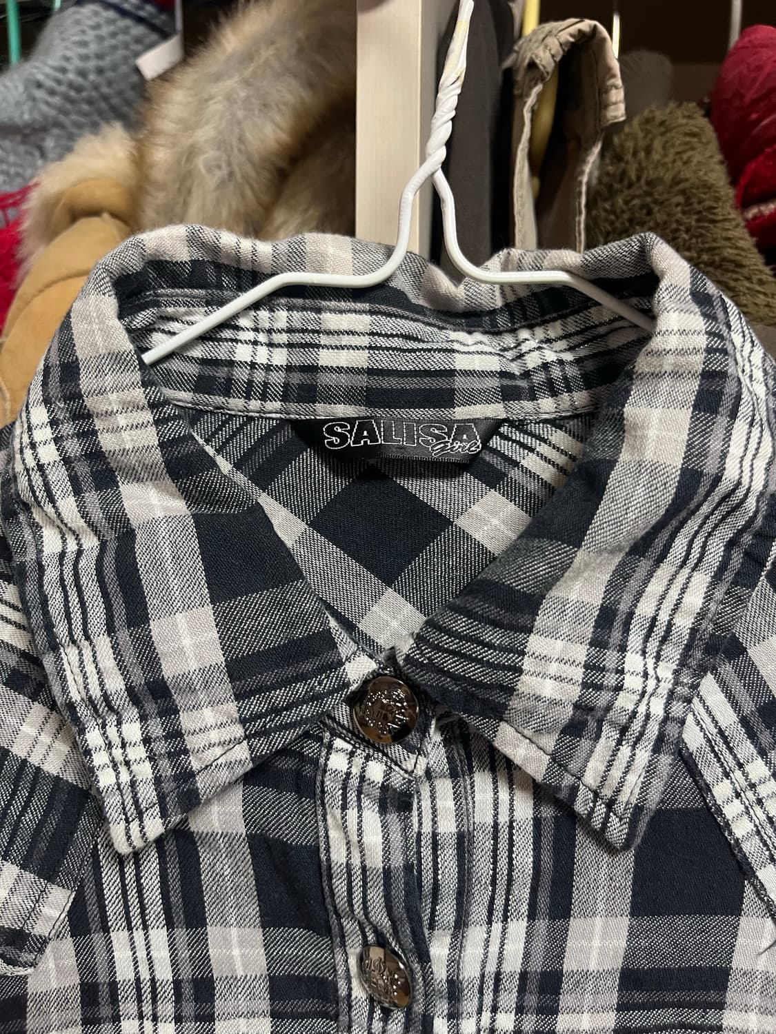 고스펑크 타탄 원피스 상품이미지3