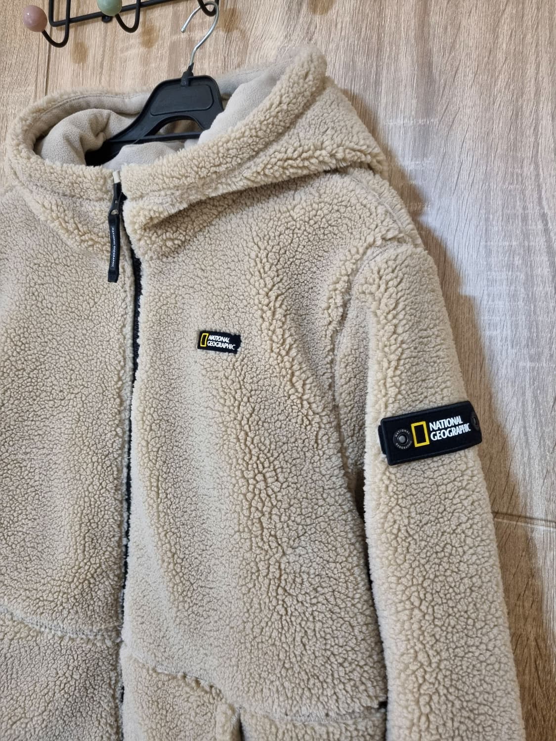 내셔널지오그래픽 뽀글이 후드집업 상품이미지2