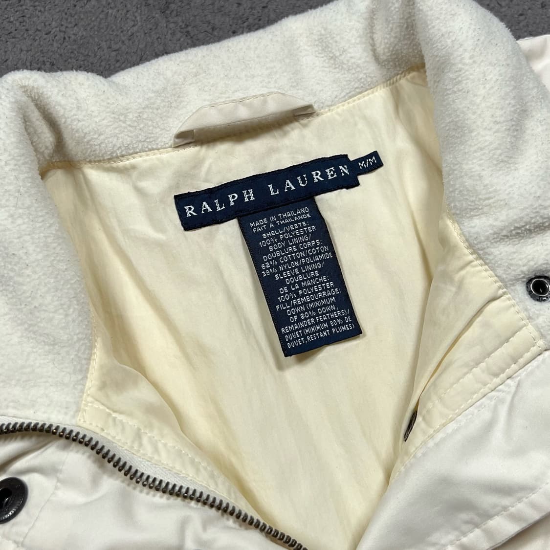 폴로 아이보리 웨스턴 패딩 자켓 상품이미지5