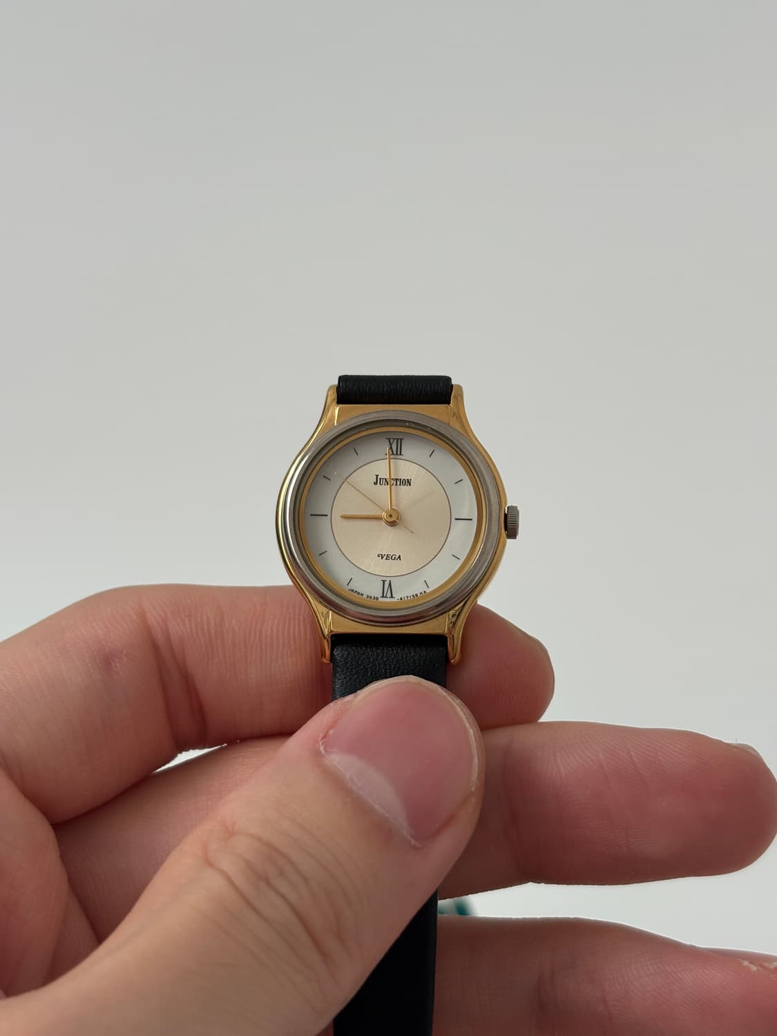 1980s Silver Bezel Gold Ladies Quartz 상품이미지2
