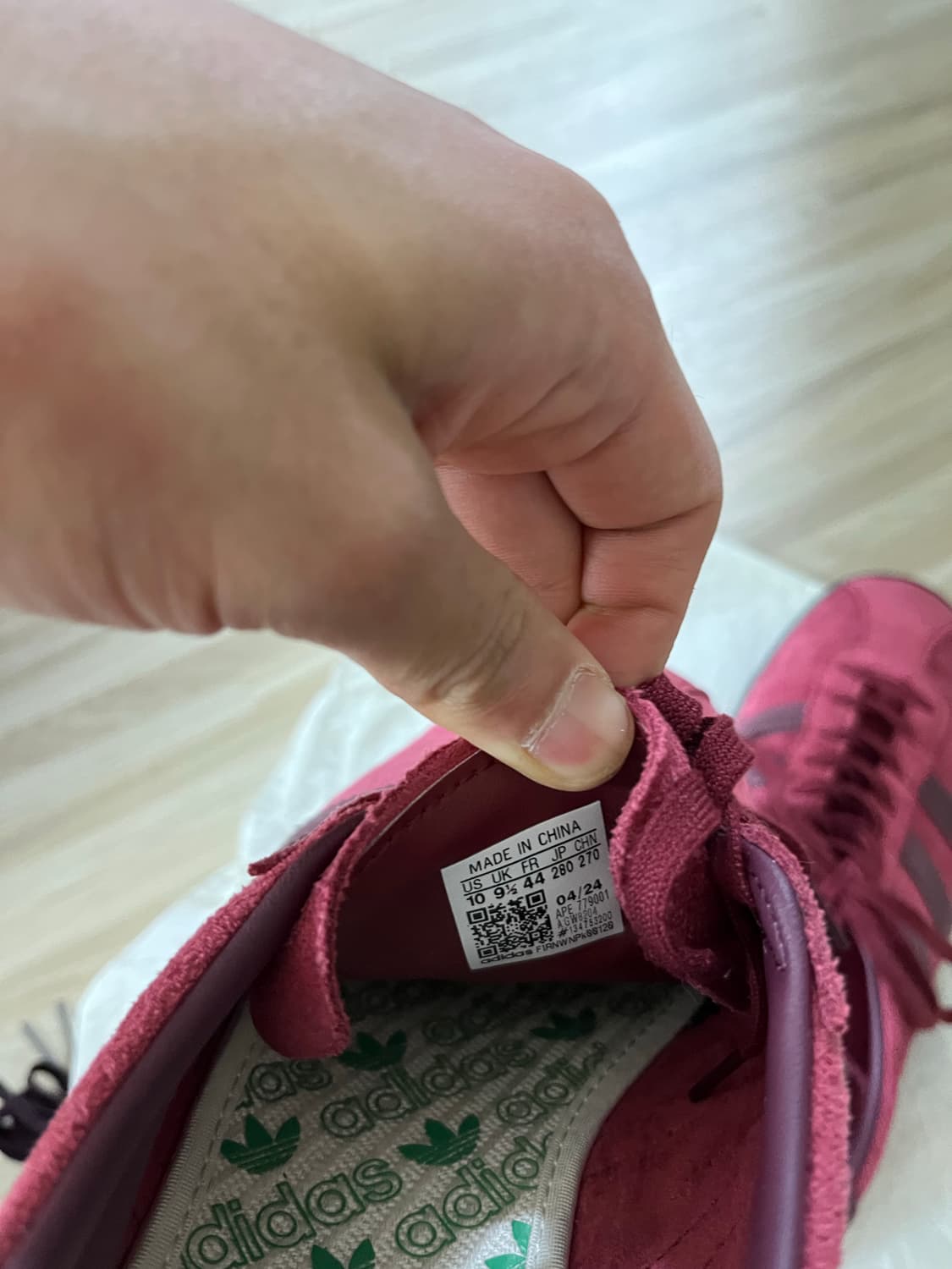 아디다스 토바코 버건디 280 상품이미지4