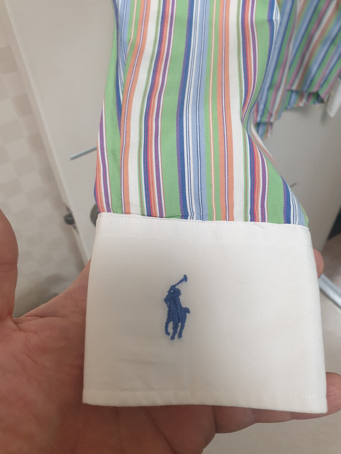 [여성] 폴로 랄프로렌 정품 스트라이프 셔츠 10 (175/100A) 상품이미지4