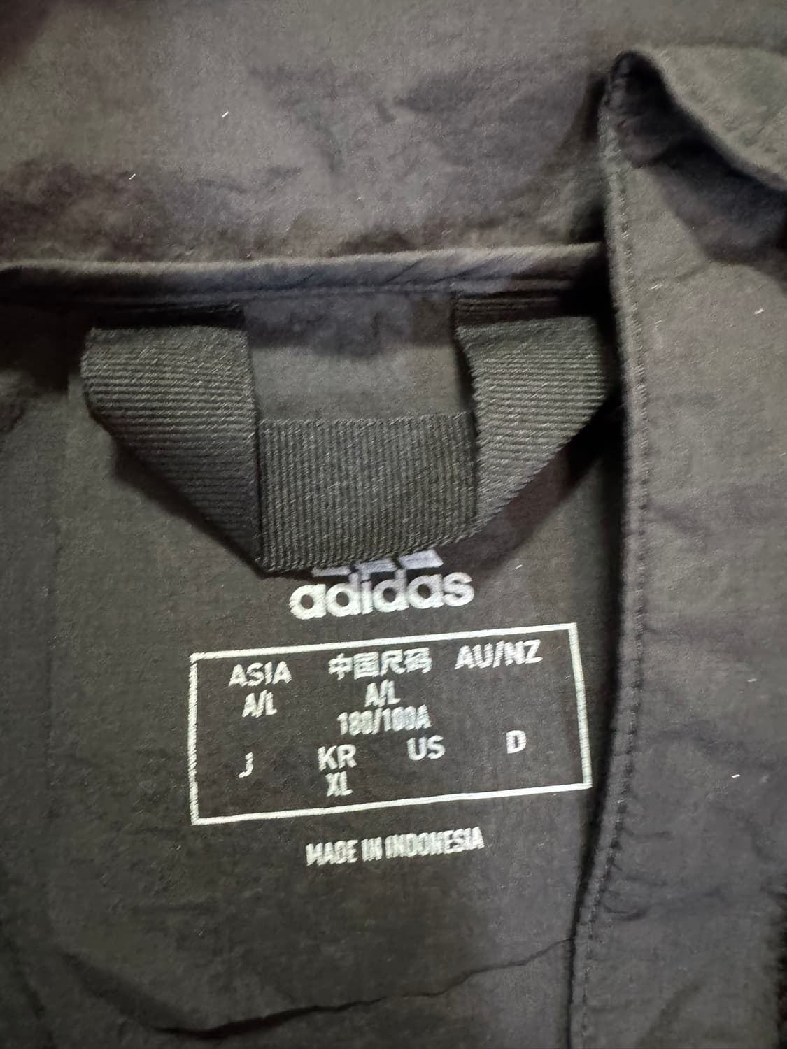 아디다스 나일론 반집업 후드(XL 사이즈) 상품이미지4