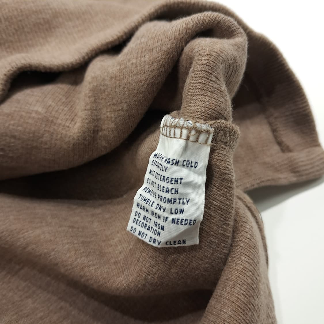 CN869 M 폴로 랄프로렌 소프트브라운 하프집업 긴팔 니트 스웨터 상품이미지6