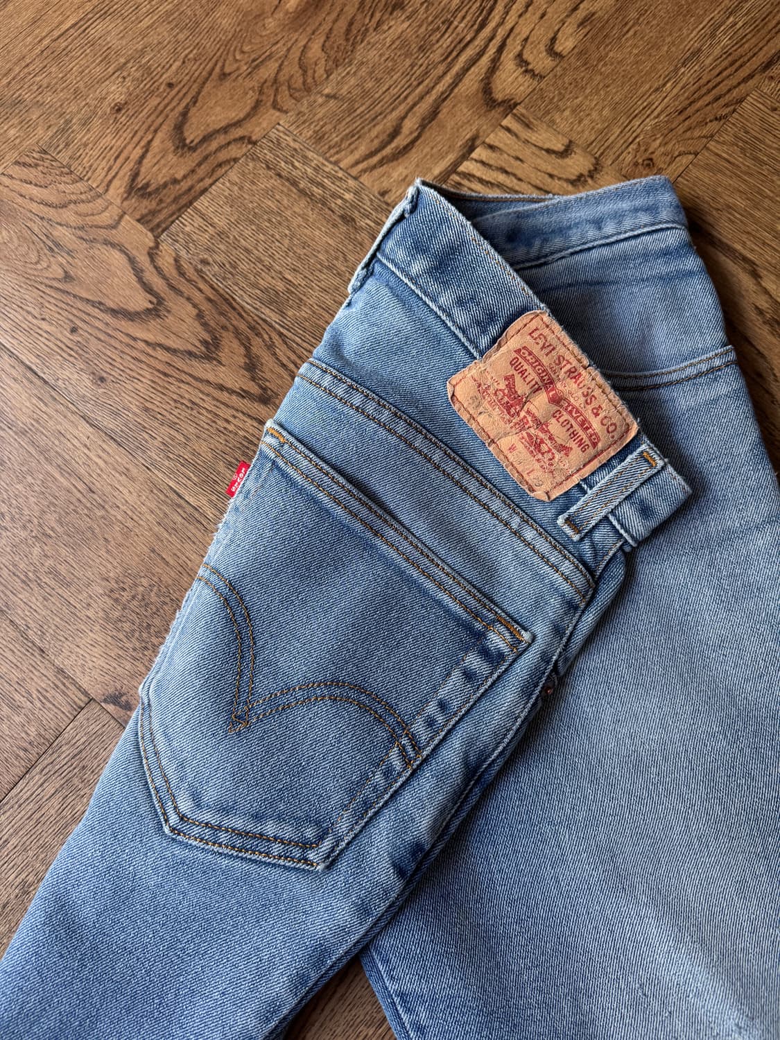 [31]00's 리바이스 517 빈티지 페이딩 스트레치 플레어진 F63 상품이미지6