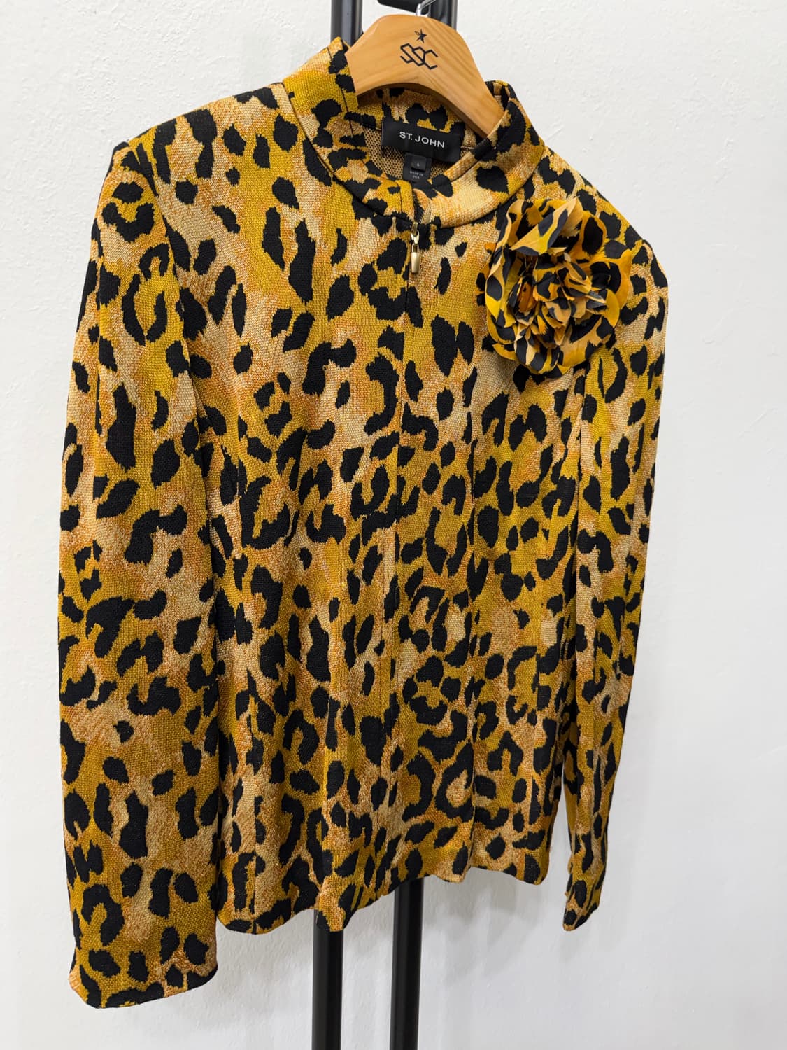 매장판정품) 세인트존 센존 레오파드 패턴 자켓 6 상품이미지2
