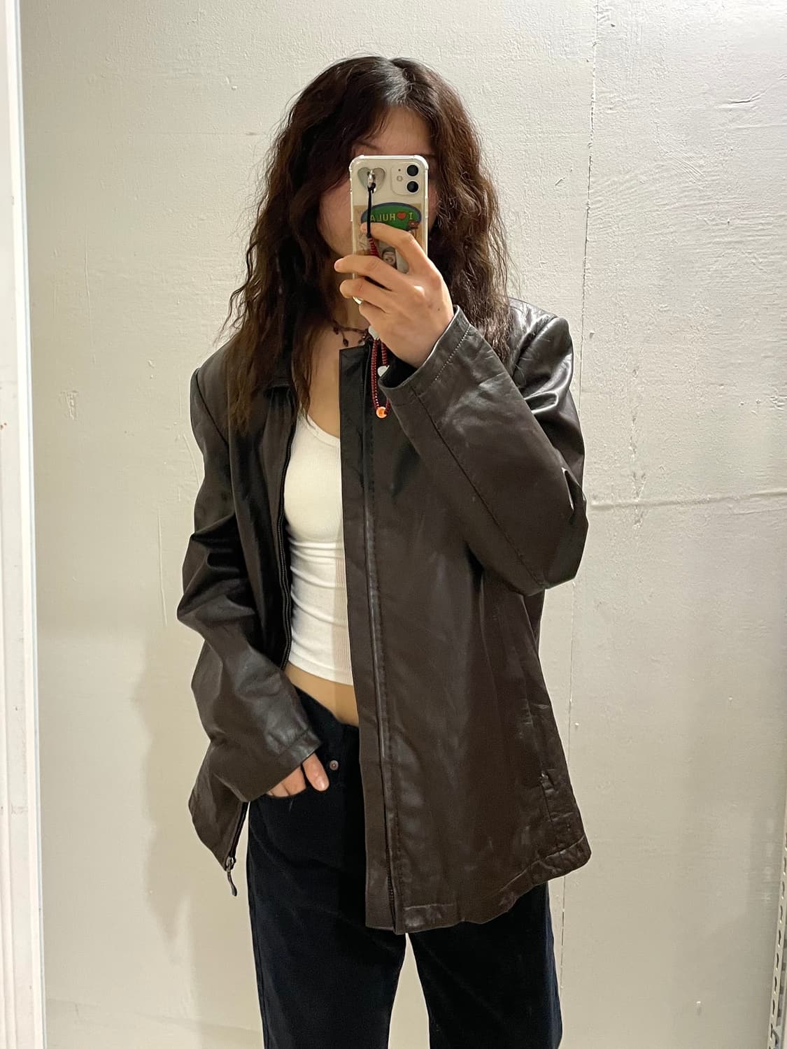 🤎발망 레더 자켓 상품이미지2