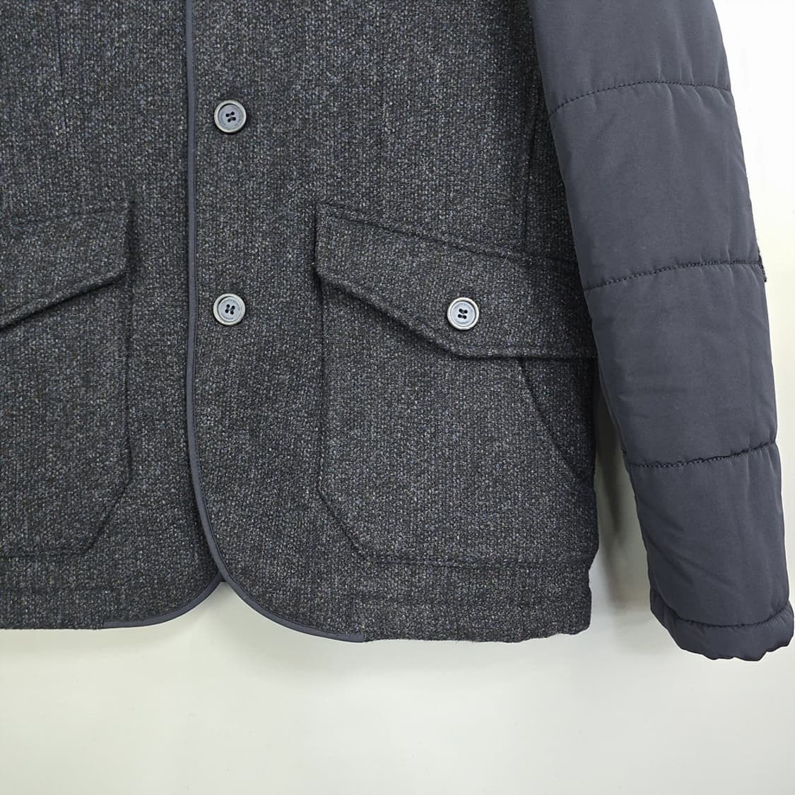 TNGT(티엔지티) 울 혼방 퀼팅 배색 자켓 103 상품이미지3